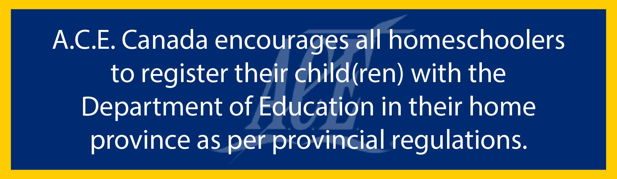 ACE Canada Accelerated Christian Education of Canada